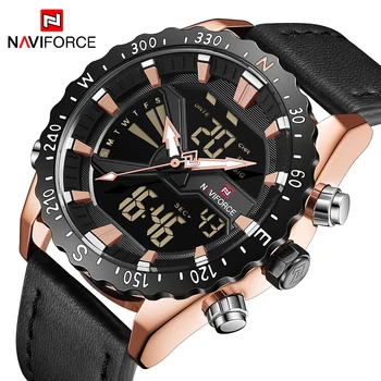 NAVIFORCE Top Luxury Men Watches Mens Brand Watch Sport Army Military Wristwatch Date Display Saat Male Clock Waterproof Relogio
NAVIFORCE Top Luxury Men Watches Mens Brand Watch Sport Army Military Wristwatch Date Display Saat Male Clock Waterproof Relogio