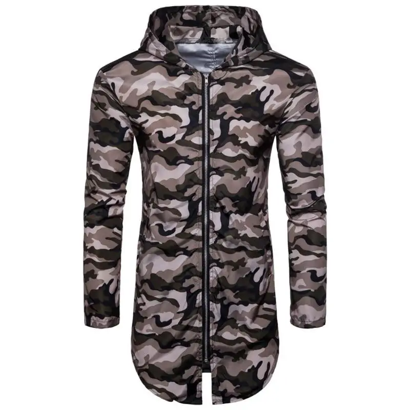 2018 Fashion Men Camouflage Hooded Winter Long Cut Zipper Jacket Man Harajuku Hip Hop Punk Coat Casual Long Sleeve Coat Tops
2018 Fashion Men Camouflage Hooded Winter Long Cut Zipper Jacket Man Harajuku Hip Hop Punk Coat Casual Long Sleeve Coat Tops