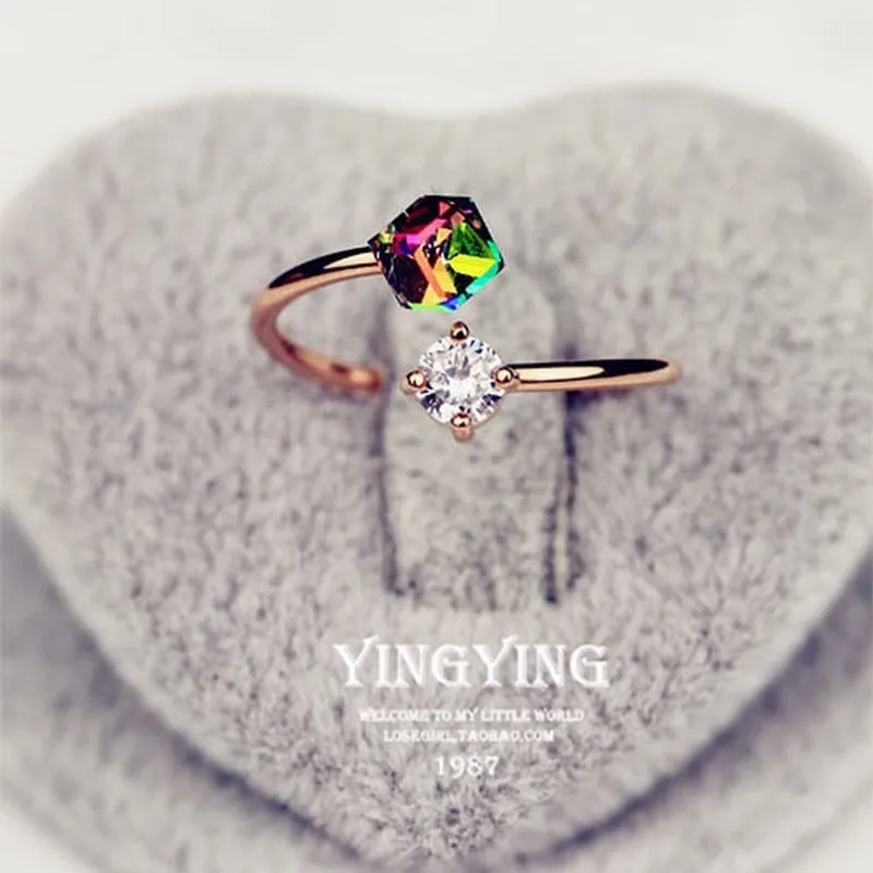 New fashion gift color gold rose gold ring open shape design color female female wedding ring
New fashion gift color gold rose gold ring open shape design color female female wedding ring
