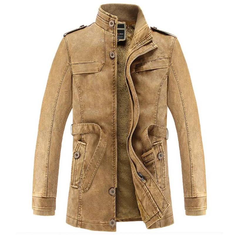 PU Leather Jacket Men Winter Windproof Fleece Warm Coat Men's Stand Collar Soft Faux Leather Jackets Outwear Windbreaker Clothes
PU Leather Jacket Men Winter Windproof Fleece Warm Coat Men's Stand Collar Soft Faux Leather Jackets Outwear Windbreaker Clothes