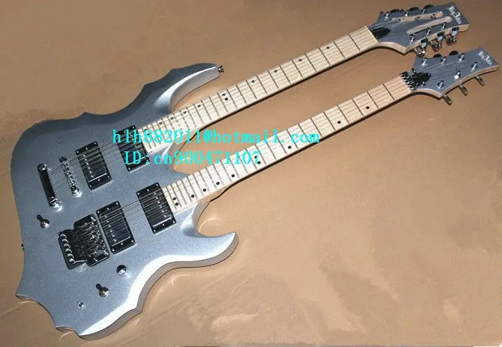 free shipping new Big John double neck/head 12strings and 6strings electric guitar with maple fingerboard in gray
free shipping new Big John double neck/head 12strings and 6strings electric guitar with maple fingerboard in gray