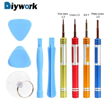 DIYWORK 9Pcs/Set Hand Tools Repair Tool Kit for Mobile Phone Screen Opening Cell Phone Opening Pry Precision Screwdriver Set
DIYWORK 9Pcs/Set Hand Tools Repair Tool Kit for Mobile Phone Screen Opening Cell Phone Opening Pry Precision Screwdriver Set