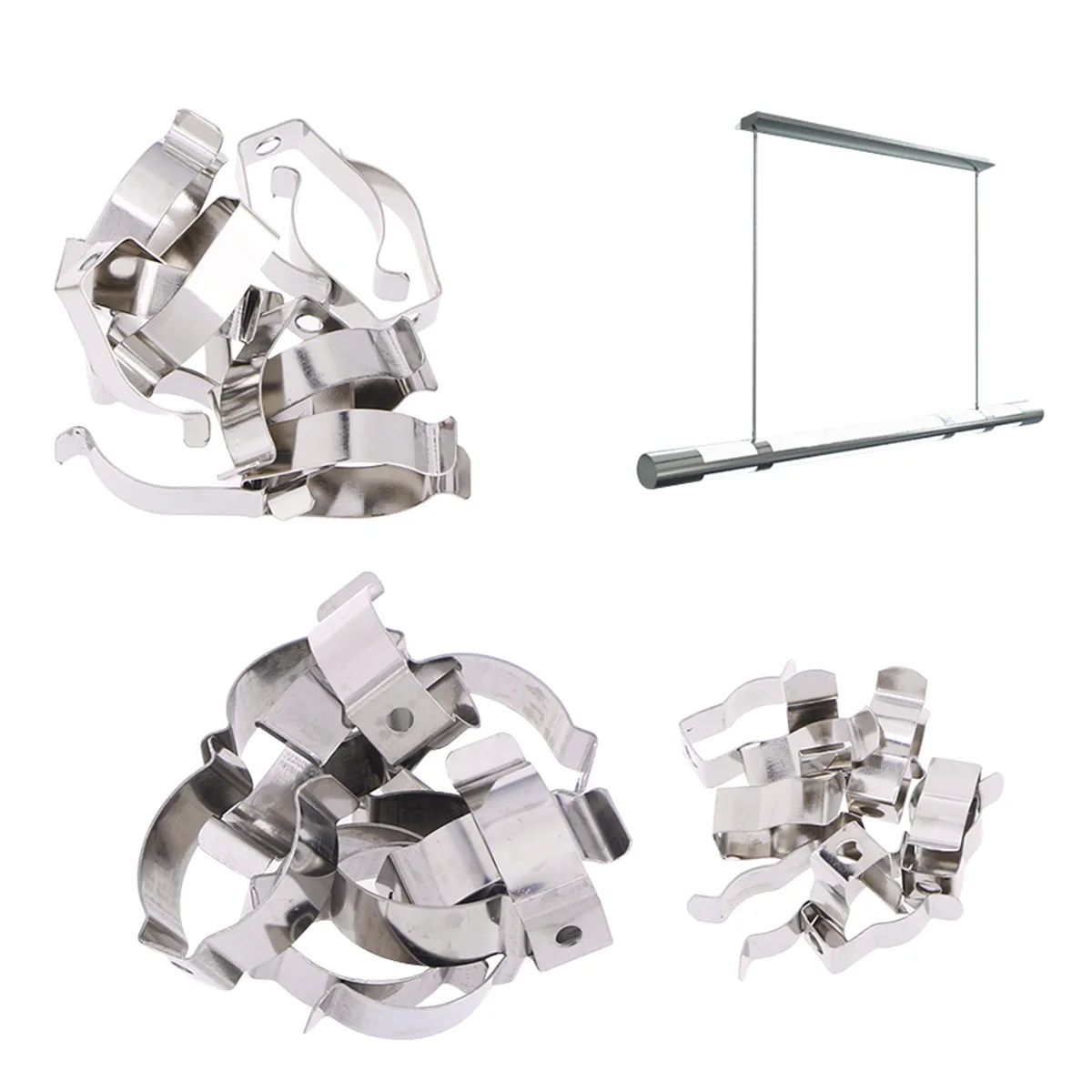 30PCS 3 Styles Terry Clips Heavy Duty Lamp Holder Assorted Tool Stainless Steel Stable 32mm 13mm 25mm for Water Tube Lamp Tube
30PCS 3 Styles Terry Clips Heavy Duty Lamp Holder Assorted Tool Stainless Steel Stable 32mm 13mm 25mm for Water Tube Lamp Tube