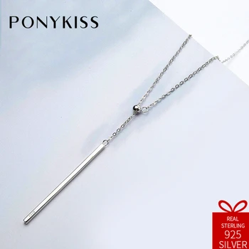 PONYKISS Office 100% 925 Solid Sterling Silver Geometric Pendant Necklace Link Chain Gift Lady Fine Jewelry Birthday Party
PONYKISS Office 100% 925 Solid Sterling Silver Geometric Pendant Necklace Link Chain Gift Lady Fine Jewelry Birthday Party