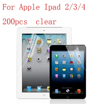 Transparent Lcd Screen Protector Film for Apple Ipad 2 3 4 explosion-proof membrane without retail packing 200pcs/lot
Transparent Lcd Screen Protector Film for Apple Ipad 2 3 4 explosion-proof membrane without retail packing 200pcs/lot
