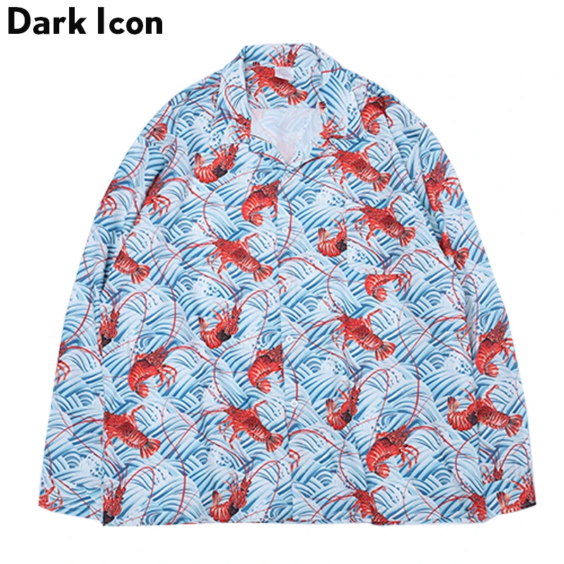 DARK ICON Full Printed Hip Hop Shirts Men Long Sleeve 2018 Oversized Men's Shirts Hawaii Style Beach Shirts
DARK ICON Full Printed Hip Hop Shirts Men Long Sleeve 2018 Oversized Men's Shirts Hawaii Style Beach Shirts