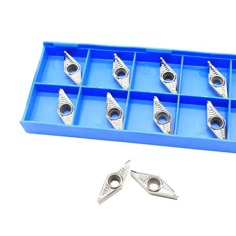 VCGT160408 AK H01 VCGT 160408 Aluminum cutter blade Insert Cutting Tool turning tool CNC Tools AL +TIN Alloy wood
VCGT160408 AK H01 VCGT 160408 Aluminum cutter blade Insert Cutting Tool turning tool CNC Tools AL +TIN Alloy wood