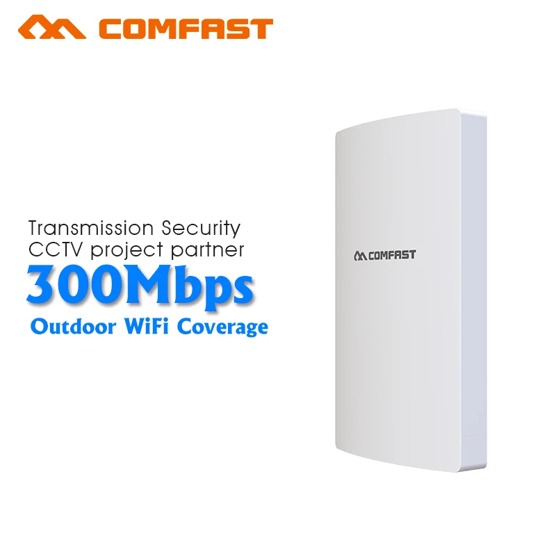 Comfast CF-E316NV3 300M Long Range Wireless outdoor wifi CPE AP QCA9531 13dBi Wi fi Antenna Network Bridge Router For school 
Comfast CF-E316NV3 300M Long Range Wireless outdoor wifi CPE AP QCA9531 13dBi Wi fi Antenna Network Bridge Router For school