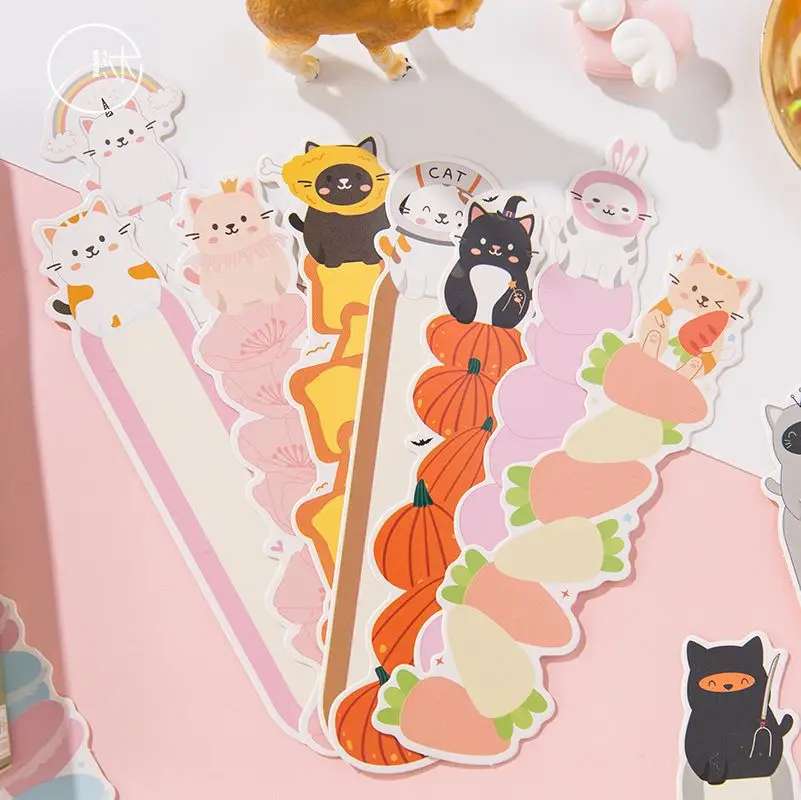 1set/1lot Cartoon Cute Cat Paper bookmarks message Cards bookmark for books/Share/book markers/tab for books/stationery
1set/1lot Cartoon Cute Cat Paper bookmarks message Cards bookmark for books/Share/book markers/tab for books/stationery