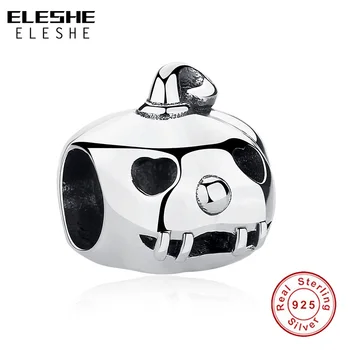 ELESHE Original 100% 925 Sterling Silver Charm Bead Sweet Pumpkin Charms Fit Necklace Bracelets DIY Women Halloween Jewelry
ELESHE Original 100% 925 Sterling Silver Charm Bead Sweet Pumpkin Charms Fit Necklace Bracelets DIY Women Halloween Jewelry