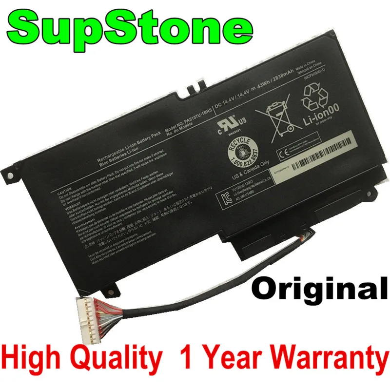 SupStone OEM PA5107U PA5107U-1BRS Battery for Toshiba Satellite L45 L45D L50 S55 P55 L55 L55T P50 P50-A P55 S55-A5294 S55-A-5275
SupStone OEM PA5107U PA5107U-1BRS Battery for Toshiba Satellite L45 L45D L50 S55 P55 L55 L55T P50 P50-A P55 S55-A5294 S55-A-5275