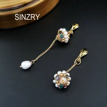 SINZRY Creative hamdemade Natural Fresh Water Pearl asymmetical Drop Earrings For Women Party unique Earrings
SINZRY Creative hamdemade Natural Fresh Water Pearl asymmetical Drop Earrings For Women Party unique Earrings
