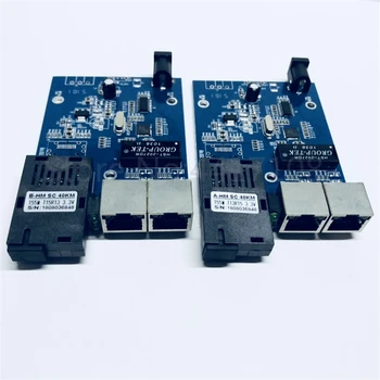 10/100M Fast Ethernet Switch Converter 20KM Ethernet Fiber Optical Media Converter Single Mode 2*RJ45 and 1*SC fiber Port PCBA
10/100M Fast Ethernet Switch Converter 20KM Ethernet Fiber Optical Media Converter Single Mode 2*RJ45 and 1*SC fiber Port PCBA
