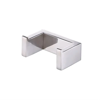 Kes Bathroom Double Coat and Robe Hook Wall Mount Polished SUS304 Stainless Steel, A23061