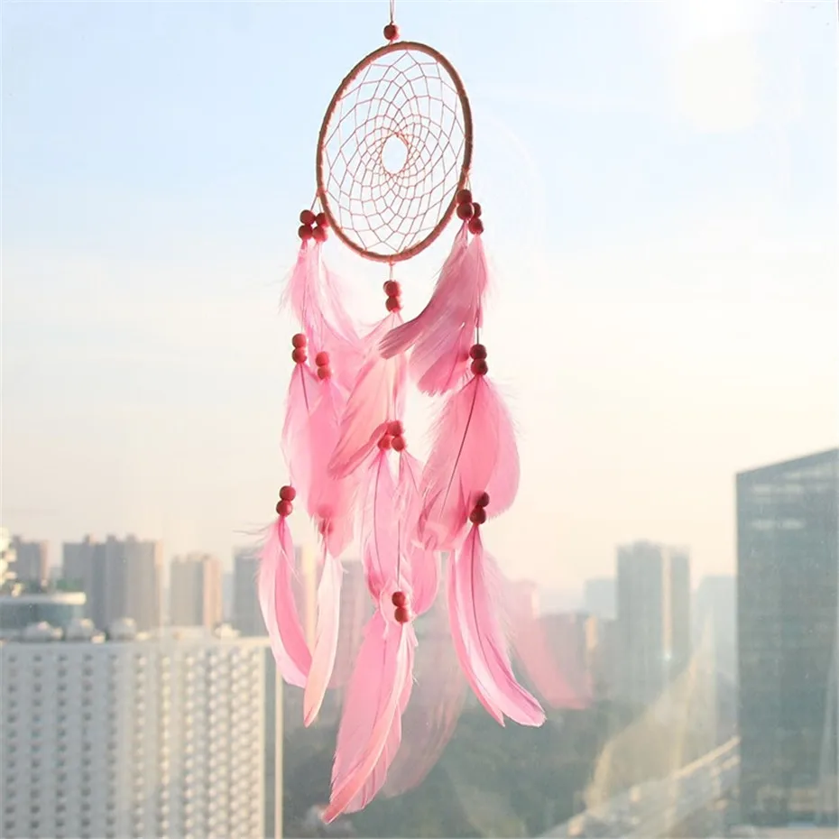 Caught Dreams Dream Catcher Handmade Traditional Indian wall art Wall hanging home decor Handmade LED lights