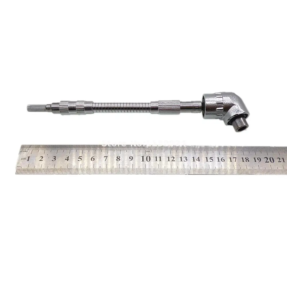 Flexible Flex Shaft Quick Change Driver Angle Extension Adjusted 1/4" Hex Shank 105 Degree Angle Driver For Mag Screwdriver Bits 
Flexible Flex Shaft Quick Change Driver Angle Extension Adjusted 1/4" Hex Shank 105 Degree Angle Driver For Mag Screwdriver Bits