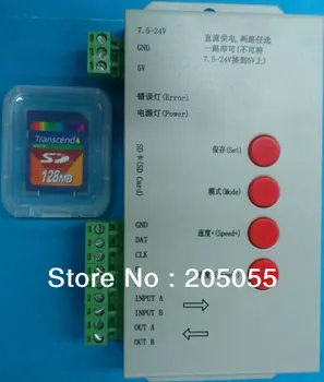 Programmable RGB LED Controller w/SD Card Led pixel controller WS2801 WS2811 LPD6803 LPD8806 DMX512 TM1803 UC1903 etc DC5-24V
Programmable RGB LED Controller w/SD Card Led pixel controller WS2801 WS2811 LPD6803 LPD8806 DMX512 TM1803 UC1903 etc DC5-24V