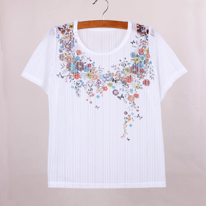 New arrival Flower Neck print women t shirt 2016 Western fashion summer tees girls short sleeve breathable fabric tops tees
New arrival Flower Neck print women t shirt 2016 Western fashion summer tees girls short sleeve breathable fabric tops tees