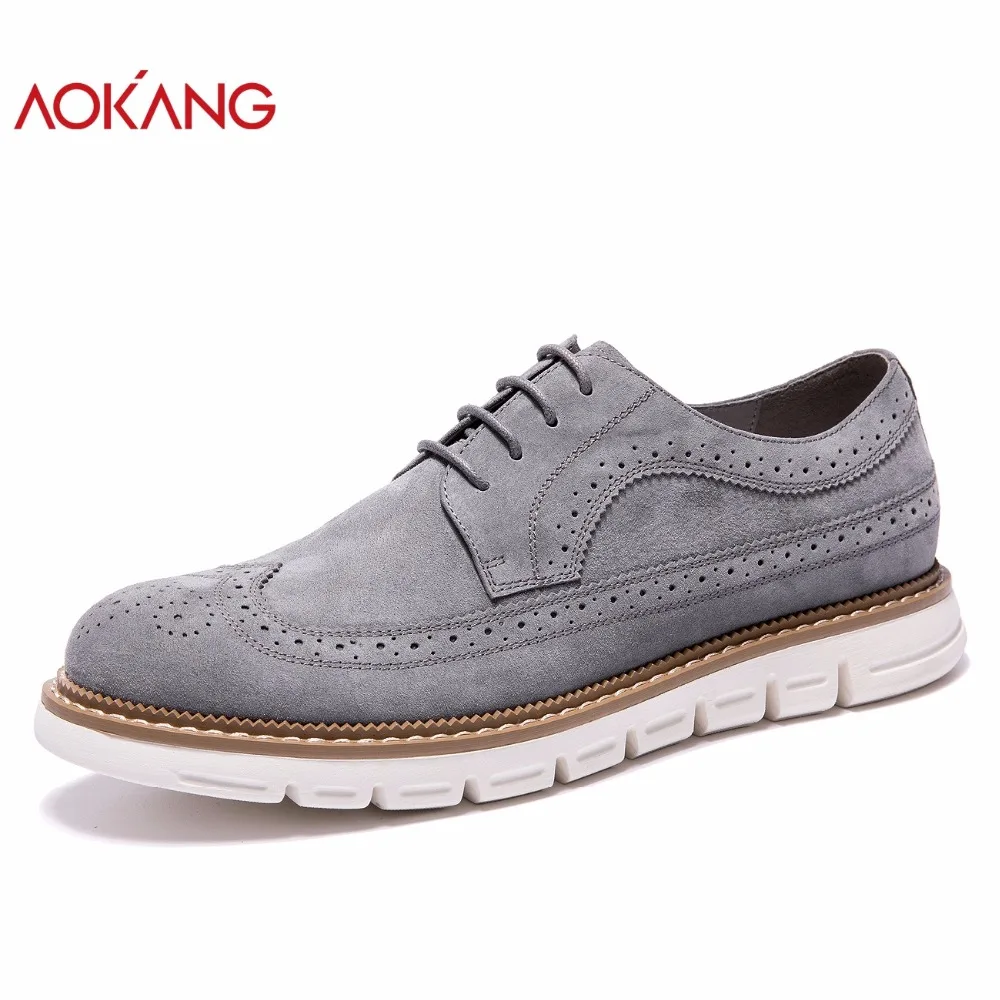 AOKANG New Arrival Men Shoes leather genuine men casual shoes comfortable flat shoes man breathable hard-wearing shoes
AOKANG New Arrival Men Shoes leather genuine men casual shoes comfortable flat shoes man breathable hard-wearing shoes
