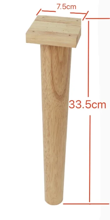 4Pieces/Lot H:33.5CM Solid Rubber Wood Sofa Legs Foot Furniture Table Support Feet
4Pieces/Lot H:33.5CM Solid Rubber Wood Sofa Legs Foot Furniture Table Support Feet