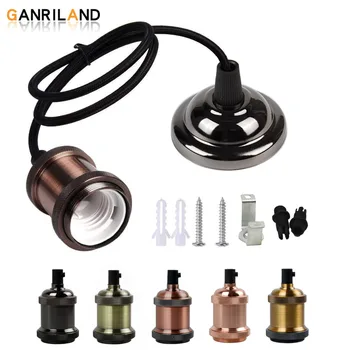 GANRILAND Nordic Pendant Light Vintage Loft Led Lamp Bedroom Restaurant Hanging Light Fixtures E27 Lampshade DIY Home Decoration
GANRILAND Nordic Pendant Light Vintage Loft Led Lamp Bedroom Restaurant Hanging Light Fixtures E27 Lampshade DIY Home Decoration
