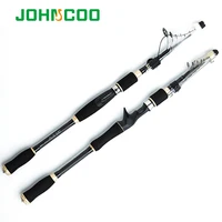 Travel Fishing Rod 1.8m 2.1m 2.4m 2.7m Spinning Fishing Rod MH Hard Telescopic Fishing Rod Carbon Fiber Casting Rod image