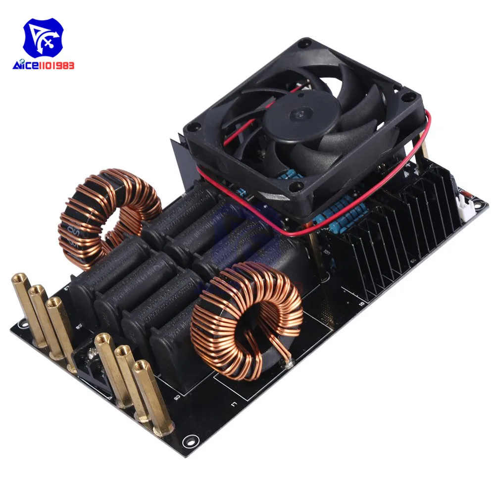 DC 12-40V 50A 1000W 1KW ZVS Low Voltage Induction Heating Machine Board Module High Frequency 1000W High Voltage Generator
DC 12-40V 50A 1000W 1KW ZVS Low Voltage Induction Heating Machine Board Module High Frequency 1000W High Voltage Generator