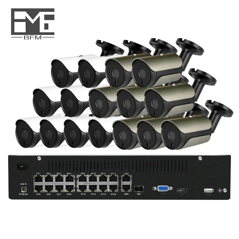 BFMore 16CH H.265 5.0MP Cameras System 16CH POE NVR Surveillance Kit Outdoor Security Waterproof Onrif 2.4 CCTV Set
BFMore 16CH H.265 5.0MP Cameras System 16CH POE NVR Surveillance Kit Outdoor Security Waterproof Onrif 2.4 CCTV Set