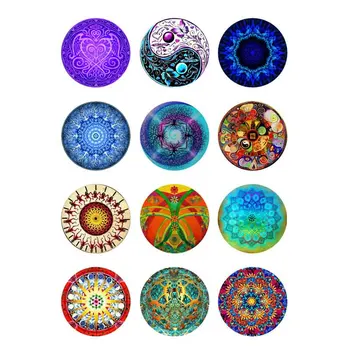 10mm 12mm 14mm 16mm 20mm 25mm 166 12pcs/lot Mandala Mix Round Glass Cabochons Jewelry Findings 18mm Snap Button Charm Bracelet 
10mm 12mm 14mm 16mm 20mm 25mm 166 12pcs/lot Mandala Mix Round Glass Cabochons Jewelry Findings 18mm Snap Button Charm Bracelet