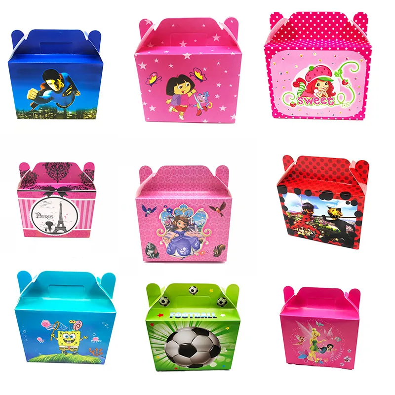 6pcs/lot Cartoon theme candy boxes kids birthday party favors Cartoon gift boxes Cartoon birthday party supplies
6pcs/lot Cartoon theme candy boxes kids birthday party favors Cartoon gift boxes Cartoon birthday party supplies