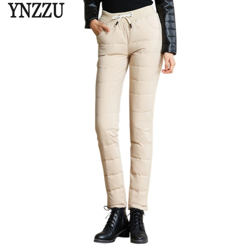Women Pants Trousers Winter High Waist Lace Up Outer Wear Pants Fashion Slim Warm Thicken Duck Down Pants Trousers Women AB126
Women Pants Trousers Winter High Waist Lace Up Outer Wear Pants Fashion Slim Warm Thicken Duck Down Pants Trousers Women AB126