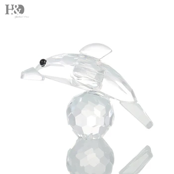 H&D Unique XMAS Gifts 3'' Crystal Dolphin Figurine Collectible with Ball Paperweight Table Knicknack Home Fengshui Ornament
H&D Unique XMAS Gifts 3'' Crystal Dolphin Figurine Collectible with Ball Paperweight Table Knicknack Home Fengshui Ornament