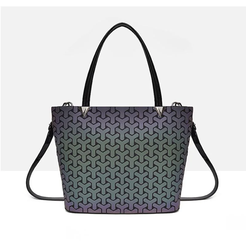Drop Shipping Women bag Luminous sac Briefcase Diamond Tote Geometry Quilted Shoulder Bags Laser Plain Folding Handbags bolso
Drop Shipping Women bag Luminous sac Briefcase Diamond Tote Geometry Quilted Shoulder Bags Laser Plain Folding Handbags bolso