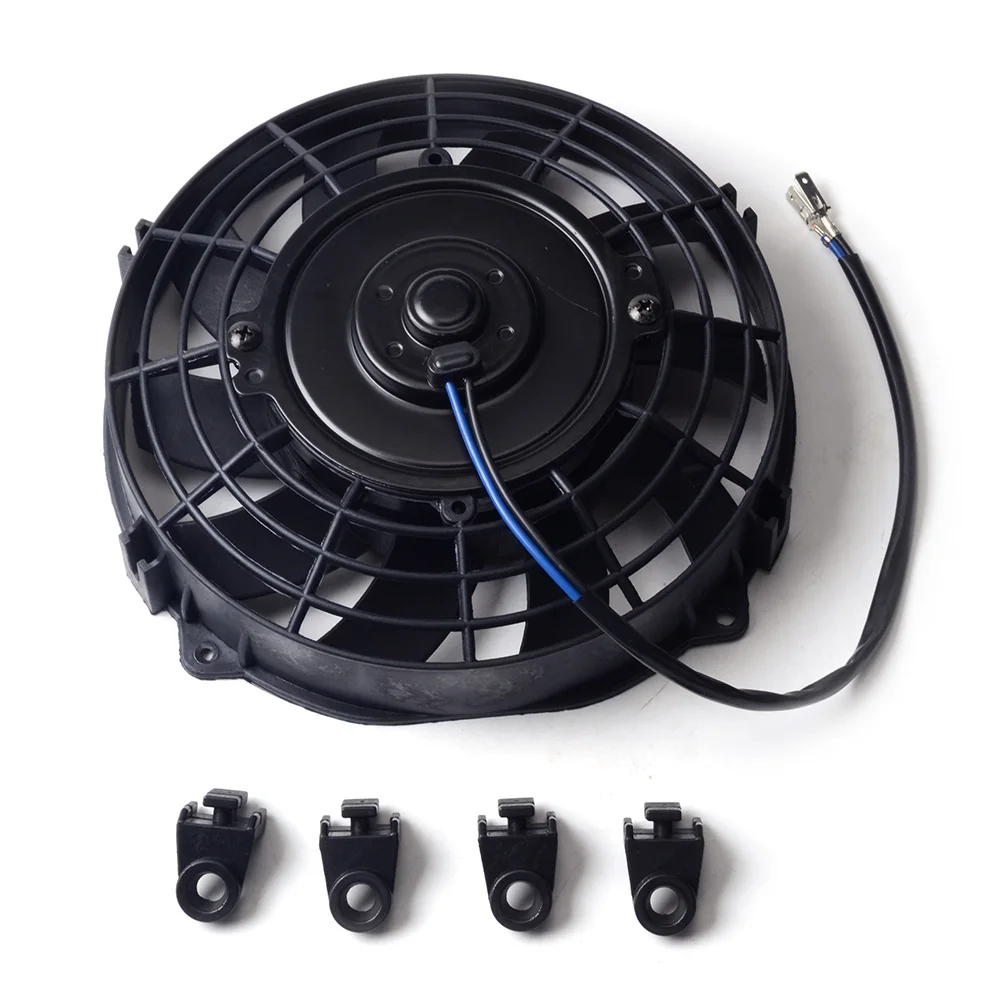 ESPEEDER 7 Inch Black 12V 80W Electric Universal Auto Cooling Radiator Fan Hot Rad Mounting Kit
ESPEEDER 7 Inch Black 12V 80W Electric Universal Auto Cooling Radiator Fan Hot Rad Mounting Kit
