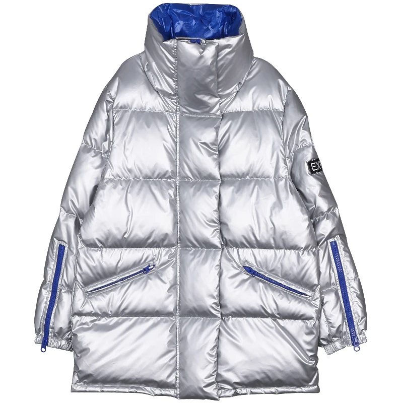 2019 Women Winter Jackets Silver Metal Ladies Parka Fashion Winter Warm Coat down jacket large size women's jackets outerwear
2019 Women Winter Jackets Silver Metal Ladies Parka Fashion Winter Warm Coat down jacket large size women's jackets outerwear