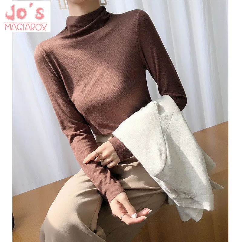 Long Sleeve Turtleneck Sweaters Knitted Women Sweaters And Pullovers Sueter Mujer Tops Winter Jumper Chic Ladies
Long Sleeve Turtleneck Sweaters Knitted Women Sweaters And Pullovers Sueter Mujer Tops Winter Jumper Chic Ladies