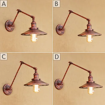 Rusty American Village Iron Vintage Wall Lamp Aisle Creative Bedroom E27 Bulb wall light restaurant led wall lamp RWL0061
Rusty American Village Iron Vintage Wall Lamp Aisle Creative Bedroom E27 Bulb wall light restaurant led wall lamp RWL0061