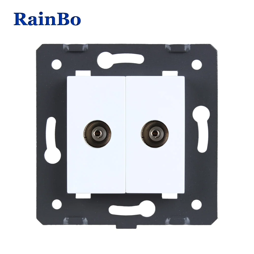 RainBo 2TV-socket Parts-Plastic Materials-DIY Accessory-Function Key-wall TV-socket EU-Standard A82TVW/B
RainBo 2TV-socket Parts-Plastic Materials-DIY Accessory-Function Key-wall TV-socket EU-Standard A82TVW/B