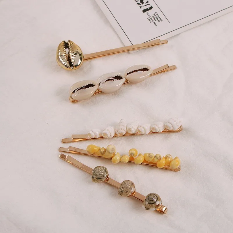 JOUVAL Elegant Hairpin For Women Alloy Ocean Conch Seashell Shape Hair Clip Summer Sandy Beach Cool Styling Tools Accessories 
JOUVAL Elegant Hairpin For Women Alloy Ocean Conch Seashell Shape Hair Clip Summer Sandy Beach Cool Styling Tools Accessories