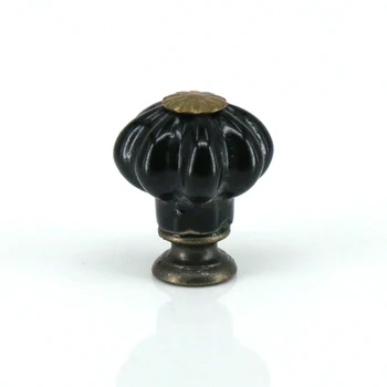 10PCS Vintage 25mm Black Ceramic pumpkin Dresser Knob Kitchen Cabinet Drawer Door Pull Handle Furniture Hardware
10PCS Vintage 25mm Black Ceramic pumpkin Dresser Knob Kitchen Cabinet Drawer Door Pull Handle Furniture Hardware