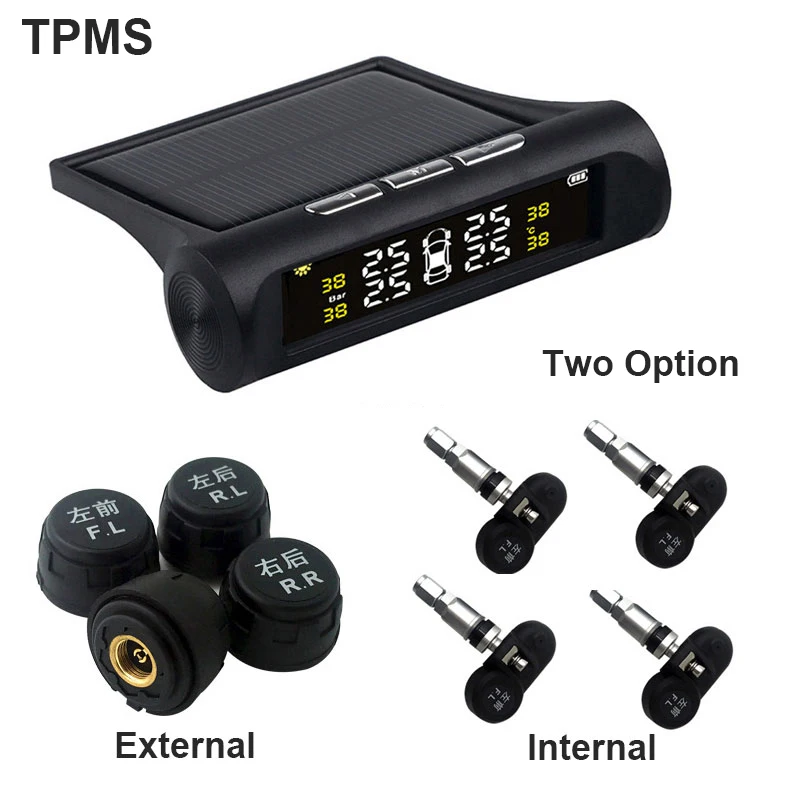 Newest Smart Car TPMS Tyre Pressure Monitoring System Solar Power Digital LCD Display Auto Security Alarm Systems Tyre Pressure
Newest Smart Car TPMS Tyre Pressure Monitoring System Solar Power Digital LCD Display Auto Security Alarm Systems Tyre Pressure