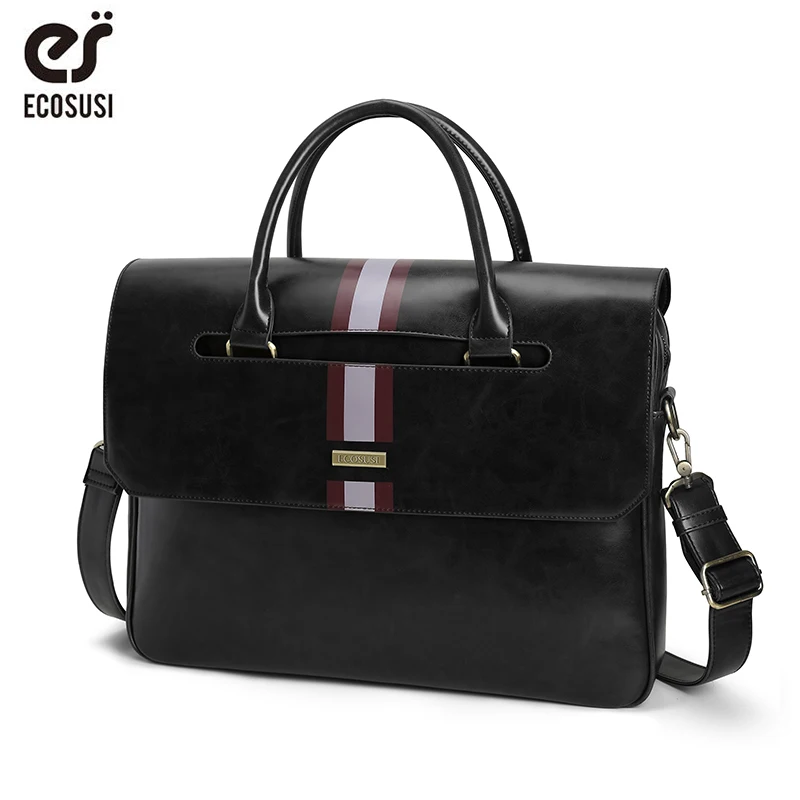 ECOSUSI 15.6 Inch Laptop Shoulder Bags Vintage Men's Briefcase PU Leather Business Messenger Bags Shoulder Satchel Computer Bags
ECOSUSI 15.6 Inch Laptop Shoulder Bags Vintage Men's Briefcase PU Leather Business Messenger Bags Shoulder Satchel Computer Bags