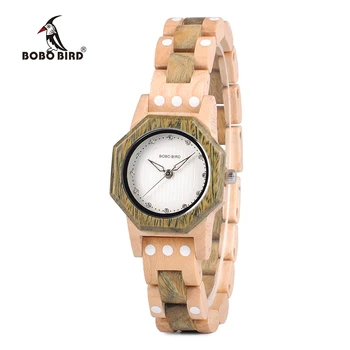 BOBO BIRD Luxury Ladies Wood Watch Diamond Face with White Round Dots Wood Bracelet Band Relogio Feminino J-Q02
BOBO BIRD Luxury Ladies Wood Watch Diamond Face with White Round Dots Wood Bracelet Band Relogio Feminino J-Q02