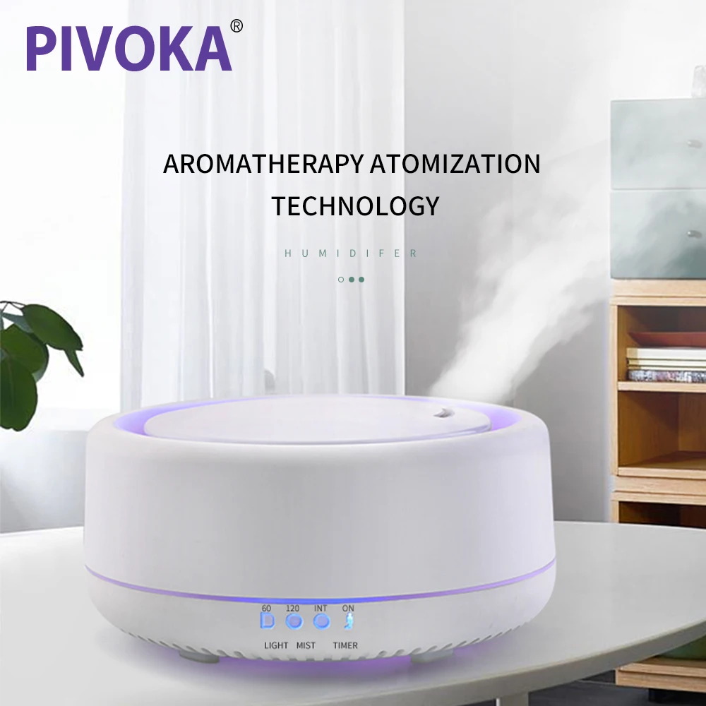 PIVOKA 1200ml Ultrasonic Air Humidifier Aroma Essential Oil Diffuser Fogger Mist Purifier Maker with LED Night Lamp for Home
PIVOKA 1200ml Ultrasonic Air Humidifier Aroma Essential Oil Diffuser Fogger Mist Purifier Maker with LED Night Lamp for Home