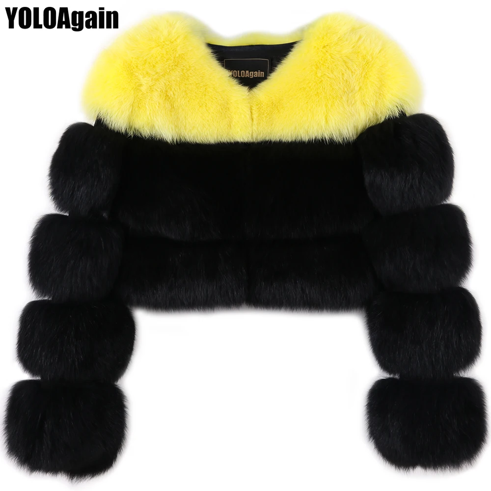 14 Colors YOLOAgain women real fox fur jacket lady soft quality natural fox fur short coat
14 Colors YOLOAgain women real fox fur jacket lady soft quality natural fox fur short coat