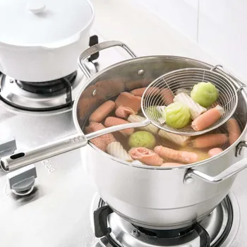 OTHERHOUSE Stainless Steel Colander Spoon Filter Hanging Skimmer Noodles Dumpling Spoon Screen Mesh Strainer Colander Kitchen
OTHERHOUSE Stainless Steel Colander Spoon Filter Hanging Skimmer Noodles Dumpling Spoon Screen Mesh Strainer Colander Kitchen