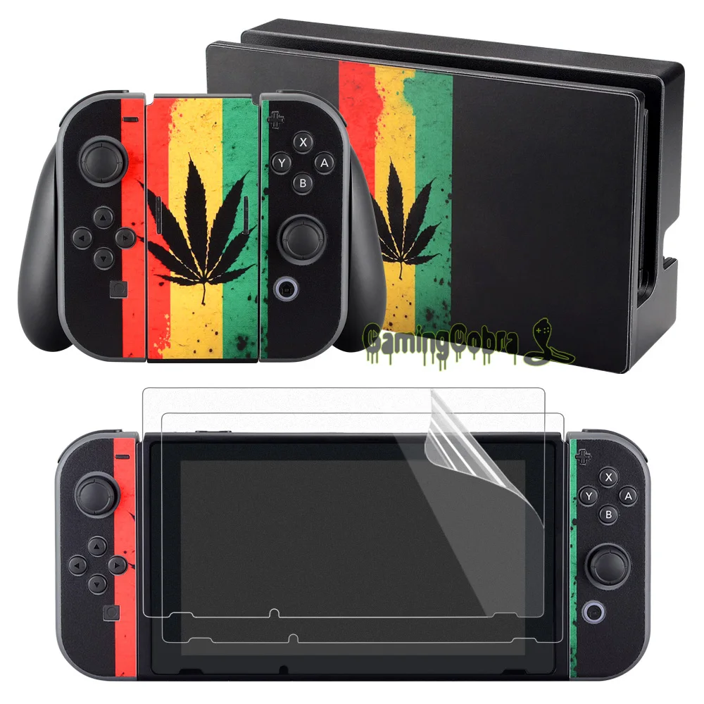 Weeds Skin Sticker Covers + 2 Pcs Screen Protectors for Nintendo Switch Console Joy-con - YSNS0084+NSPJ0015GC
Weeds Skin Sticker Covers + 2 Pcs Screen Protectors for Nintendo Switch Console Joy-con - YSNS0084+NSPJ0015GC