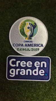 2019 Copa america brasil Patch Conmebol Soccer Patch Heat Transfer Badge 
2019 Copa america brasil Patch Conmebol Soccer Patch Heat Transfer Badge