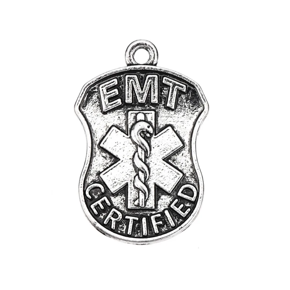 EUEAVAN 20pcs Antique Silver Plated EMT Charm Star of Life Medical Nurse Caduceus Pendant For Jewelry Making Wholesale
EUEAVAN 20pcs Antique Silver Plated EMT Charm Star of Life Medical Nurse Caduceus Pendant For Jewelry Making Wholesale