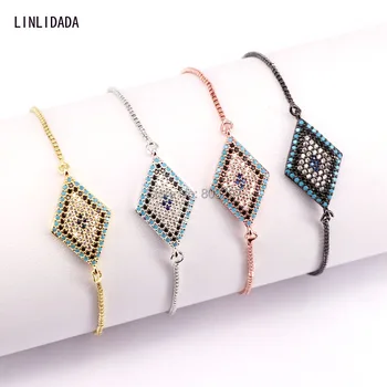 10Pcs Hight Quality Fashion Multicolor Micro Pave CZ Eye Charm Connector Bracelet
10Pcs Hight Quality Fashion Multicolor Micro Pave CZ Eye Charm Connector Bracelet